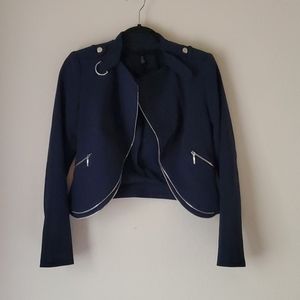 WHBM Navy Blazer